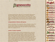 Tablet Screenshot of granocotto.it